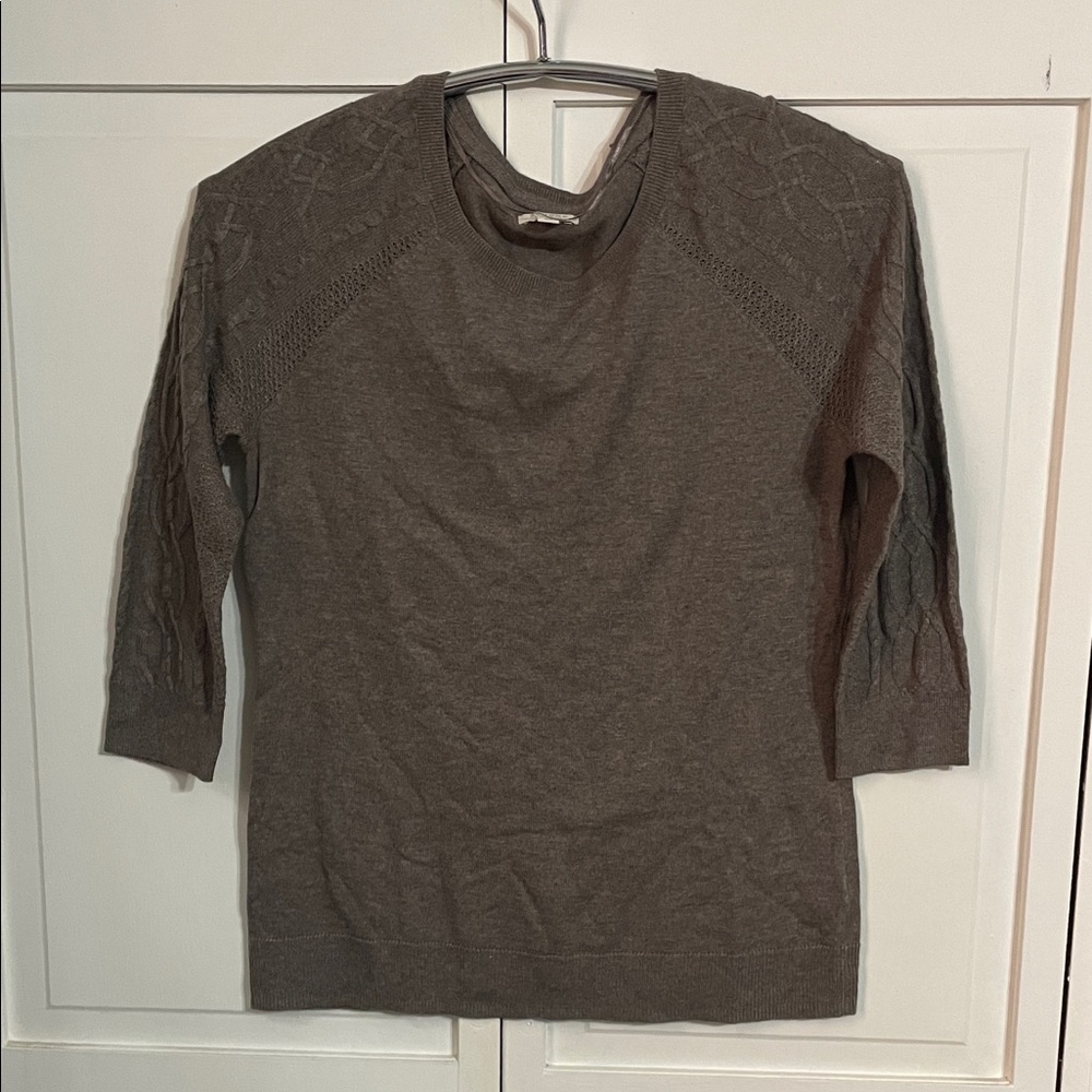 Sonoma Brown Crew Neck Sweater